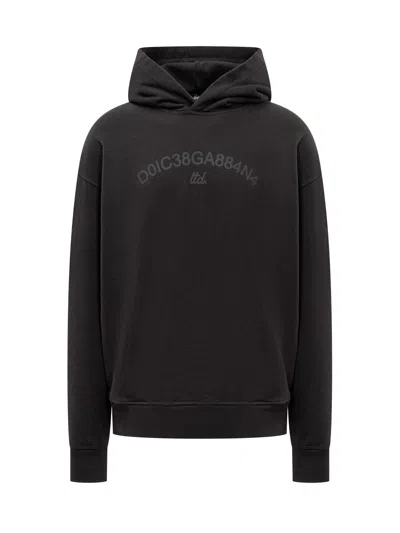 Dolce & Gabbana Stylish Logo Sweatshirt In Black