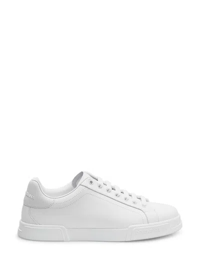 Dolce & Gabbana Stylish Low-top Sneakers In White