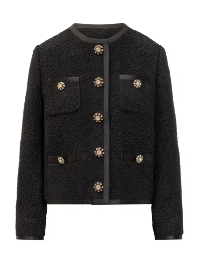 Dolce & Gabbana Stylish Spring Blazer In Black