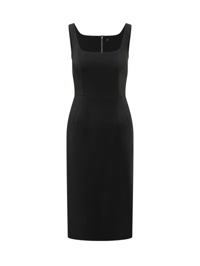 Dolce & Gabbana Stylish Suit With Zip Details In Black