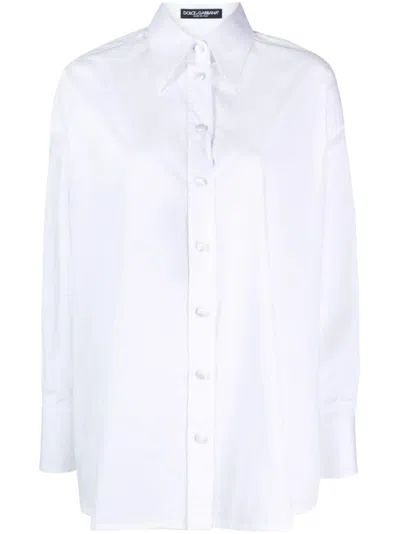Dolce & Gabbana Stylish White Cotton Shirt For Women