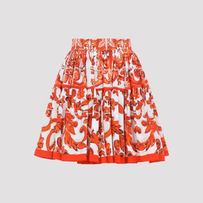 Dolce & Gabbana Stylish Women's Mini Skirt For Fw26 In Orange