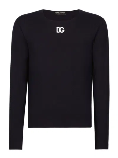 DOLCE & GABBANA BLUE SWEATSHIRT