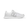 Dolce & Gabbana Suede And Mesh Dg Cushion Sneakers In Gray