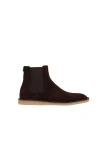 Dolce & Gabbana Black Pull-on Ankle Boots With Dg Logo In Brown