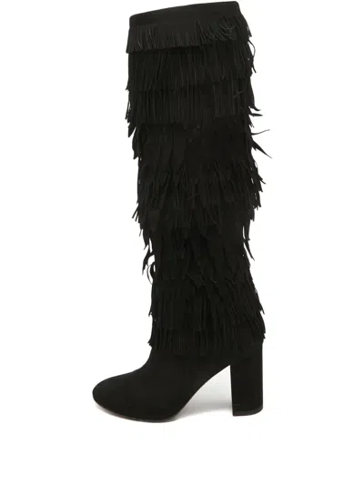 Pre-owned Dolce & Gabbana Suede Boots In Black