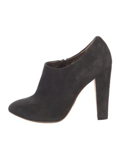 Pre-owned Dolce & Gabbana Suede Boots In Black