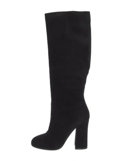 Pre-owned Dolce & Gabbana Suede Boots In Black