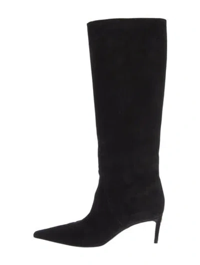 Pre-owned Dolce & Gabbana Suede Boots In Black