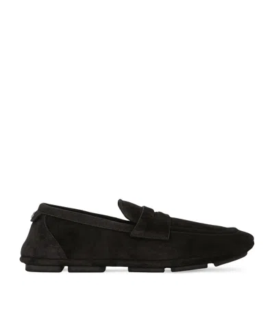 Dolce & Gabbana Dolce&gabbana Black Suede Loafer