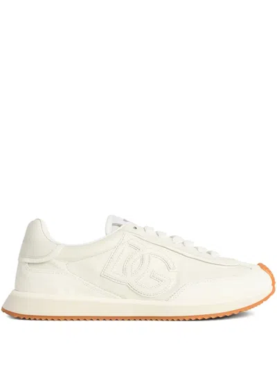 Dolce & Gabbana Dg Cushion Leather Sneakers In Multi