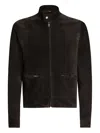 Dolce & Gabbana Calfskin Suede Biker Jacket