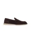 Dolce & Gabbana Suede Loafers In Brown