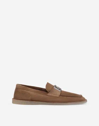 DOLCE & GABBANA SUEDE LOAFERS