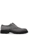 Dolce & Gabbana Suede Oxford Shoes In Grey