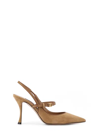 Dolce & Gabbana Suede Slingback Pumps