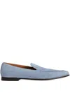 Dolce & Gabbana Suede Slip-on Loafers In Blue