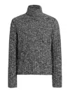 Dolce & Gabbana Turtleneck Pullover In Gray
