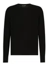 Dolce & Gabbana Crew-neck Sweater In Black