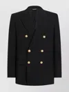 Dolce & Gabbana Suit Double-breasted Gold Buttons In Black