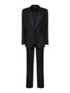 Dolce & Gabbana 3-piece Virgin Wool And Silk Suit In Black