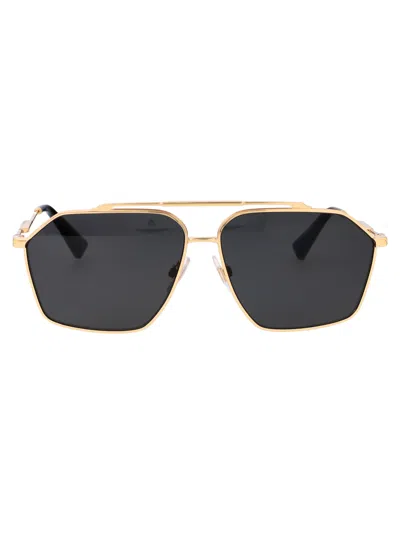 Dolce & Gabbana Pilot Sunglasses 0 Dg2303 02/87 In 02/87 Gold