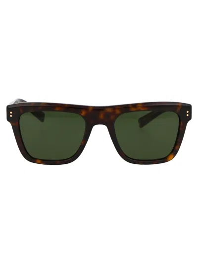 Dolce & Gabbana Dg4420 Square-frame Acetate Sunglasses In Brown