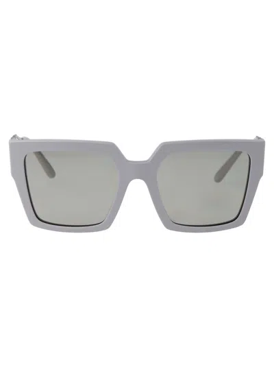 Dolce & Gabbana Full Frame Sunglasses In 341887 Light Grey