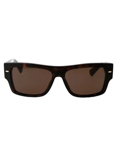 Dolce & Gabbana Squared Sunglasses 0 Dg4451 502/73 In Brown