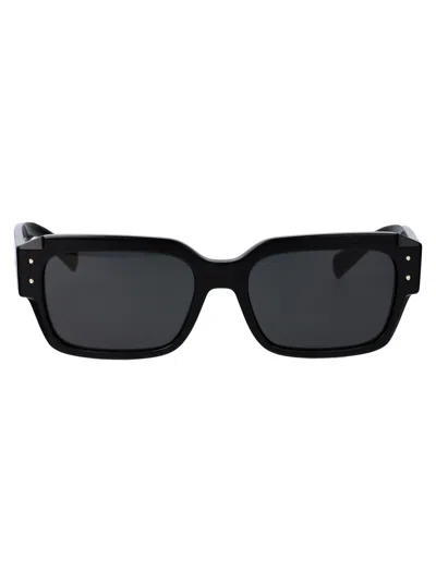 Dolce & Gabbana Squared Sunglasses 0 Dg4460 501/87 In Black