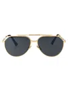 Dolce & Gabbana Pilot-frame Sunglasses In 02/r5 Gold