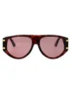 Dolce & Gabbana Dg Griffe Sunglasses In Brown
