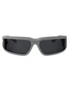 Dolce & Gabbana Dg-embossed Sunglasses In 303287 Rubberized Grey