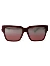 Dolce & Gabbana Tinted-lenses Square-frame Sunglasses In 30917e Bordeuax