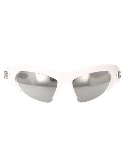 Dolce & Gabbana Sunglasses In 33126g White