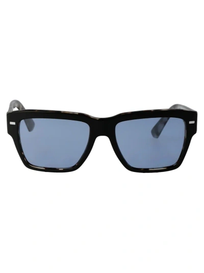 Dolce & Gabbana Sunglasses In 34031u Black On Grey Havana