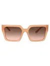 Dolce & Gabbana Full Frame Sunglasses In 343611 Opal Rose