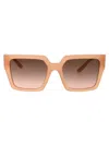 Dolce & Gabbana Full Frame Sunglasses In 343611 Opal Rose