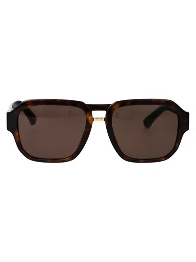 Dolce & Gabbana Dolce  Gabbana Eyewear Aviator Sunglasses In 502/73 Havana