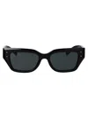 Dolce & Gabbana Logo-print Sunglasses In Black