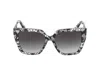 Dolce & Gabbana Dolce&gabbana 55mm Square Sunglasses In Black Lace