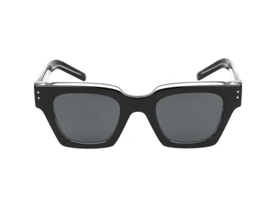 Dolce & Gabbana Sunglasses In Black/crystal