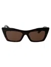Dolce & Gabbana Tinted Cat-eye Sunglasses In Brown