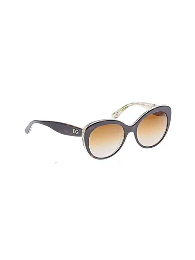 Pre-owned Dolce & Gabbana Sunglasses In Brown