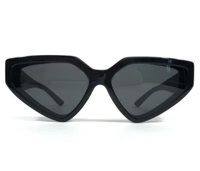 Pre-owned Dolce & Gabbana Sunglasses Dg4469 501/87 Black Butterfly Gray Lenses 59-15-145
