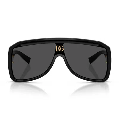 DOLCE & GABBANA DOLCE & GABBANA SUNGLASSES DG6205 501/87 BLACK/DARK GRAY WOMEN