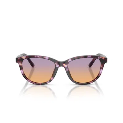 Dolce & Gabbana Sunglasses Dx4010 3477 El Striated Violet/orange Purple Kids In Brown