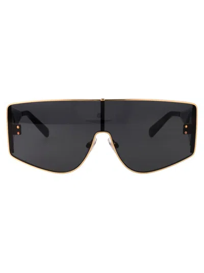 Dolce & Gabbana Dna Mask-frame Sunglasses In Gold