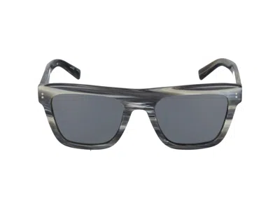 Dolce & Gabbana Sunglasses In Horn-effect Gray