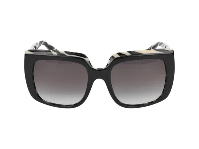 Dolce & Gabbana Sunglasses In Top Black On Zebra